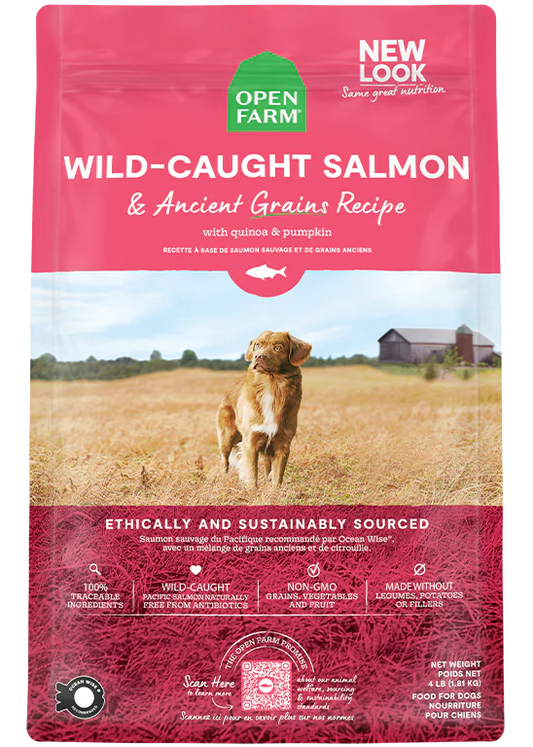 Open Farm Ancient Grain Salmon Kibble