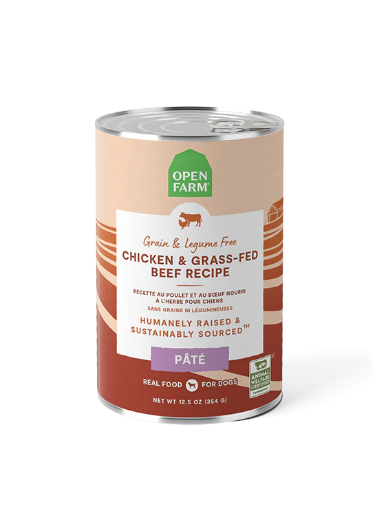 Chicken & Grass-Fed Beef Pate for Dogs-12.5oz