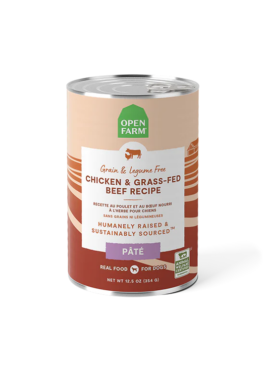 Chicken & Grass-Fed Beef Pate for Dogs-12.5oz