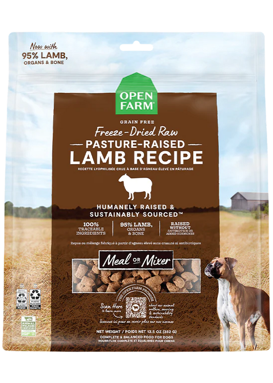 Open Farm Pasture-Raised Lamb Freeze Dried Raw -3.5oz