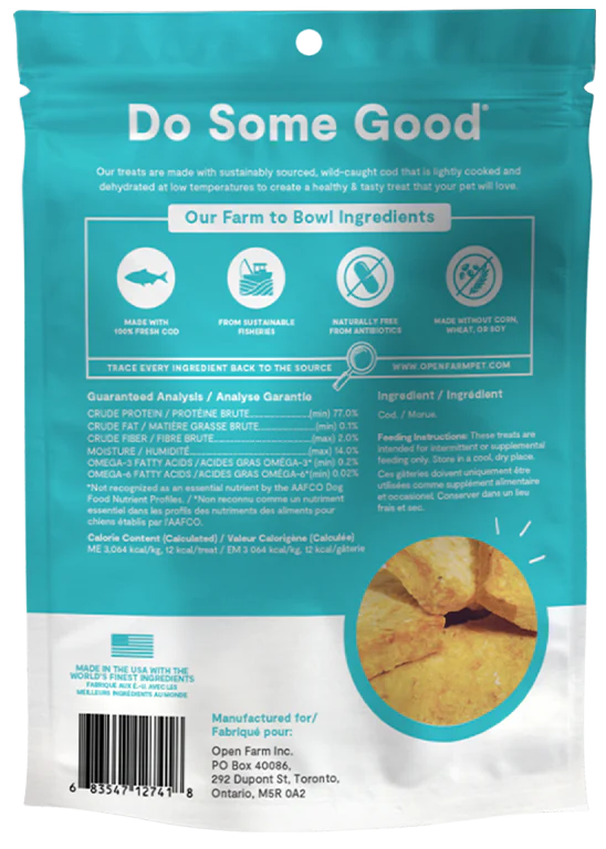 Dehydrated Cod Fish Treats-2.25oz