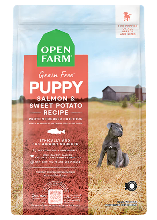 Open Farm Salmon & Sweet Potato Puppy Kibble