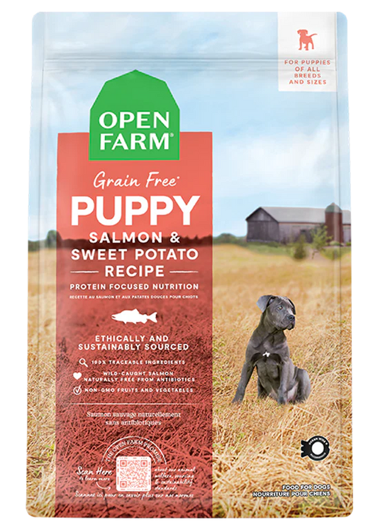 Open Farm Salmon & Sweet Potato Puppy Kibble