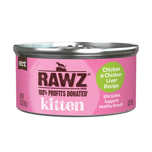 Rawz Kitten Chicken & Chicken Liver Pate -2.8oz