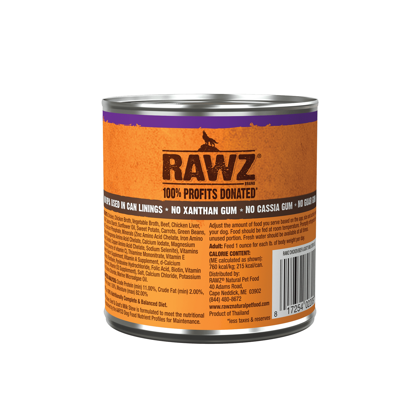 Rawz Chicken, Beef & Goat's Milk Stew-10oz