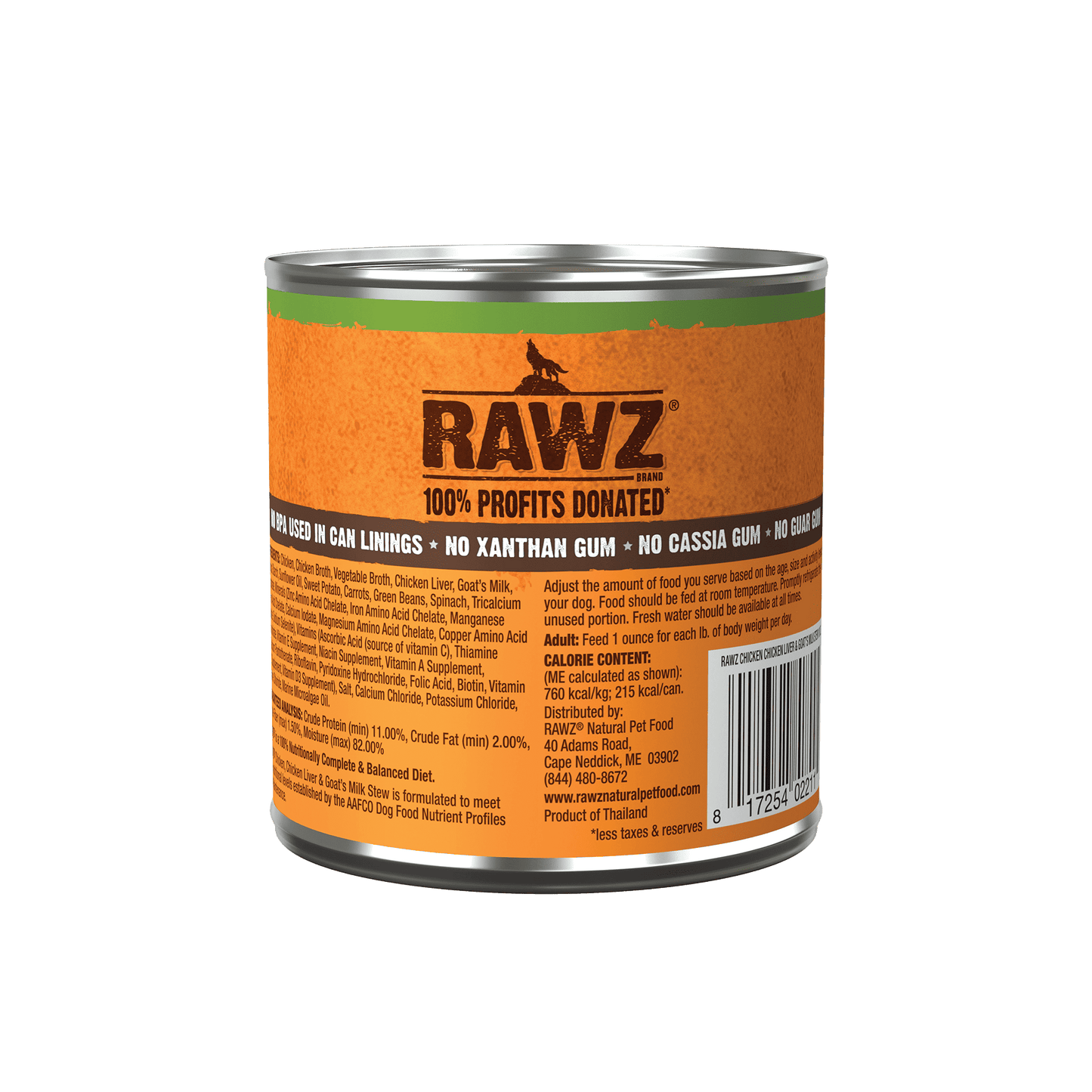 Rawz Chicken, Chicken Liver & Goat's Milk Stew-10oz