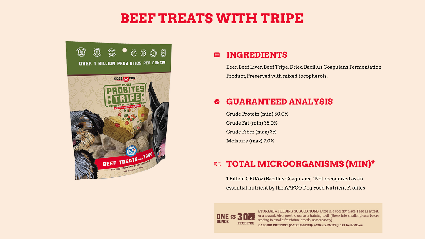 Boss Dog Probiotic Beef With Tripe