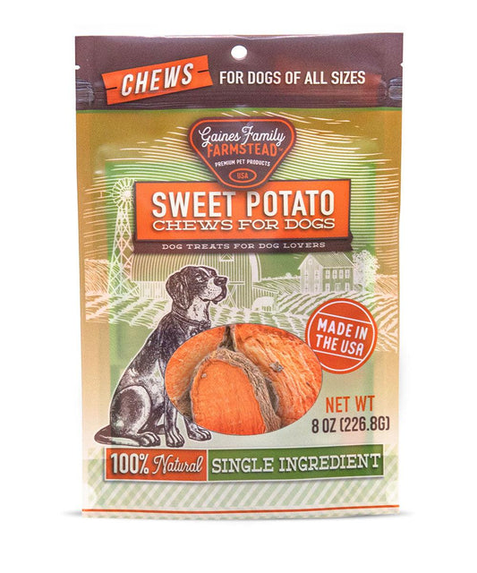 Sweet Potato Chews- 8oz