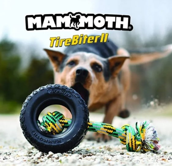 Mammoth® TireBiterII® Rope Large Dog Toy, 6 In