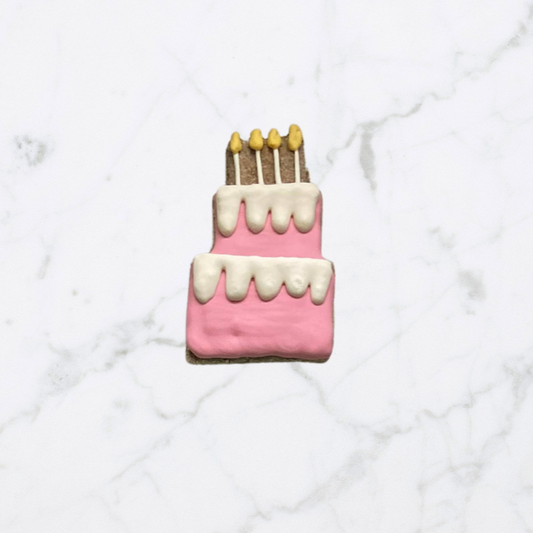 Pink Birthday Cake Cookie