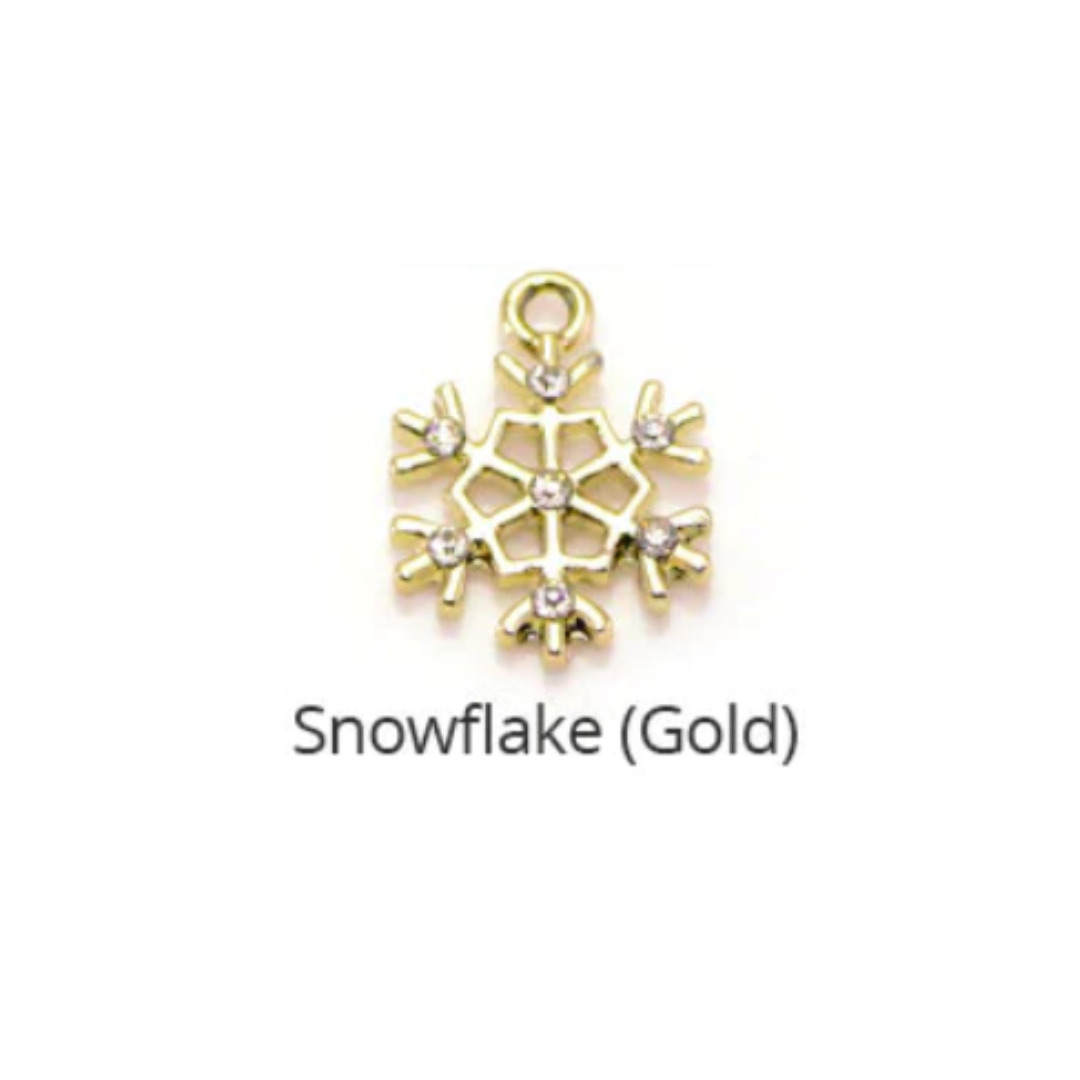 Gold Snowflake Charm