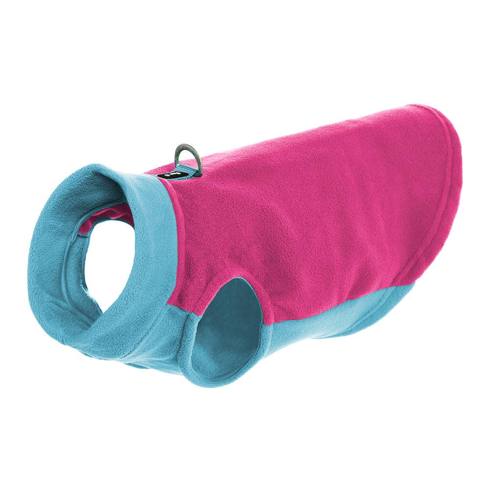 Gooby Fleece Half Stretch for Dogs featuring a cozy, stretchy design that provides warmth and comfort, perfect for active dogs in colder weather.