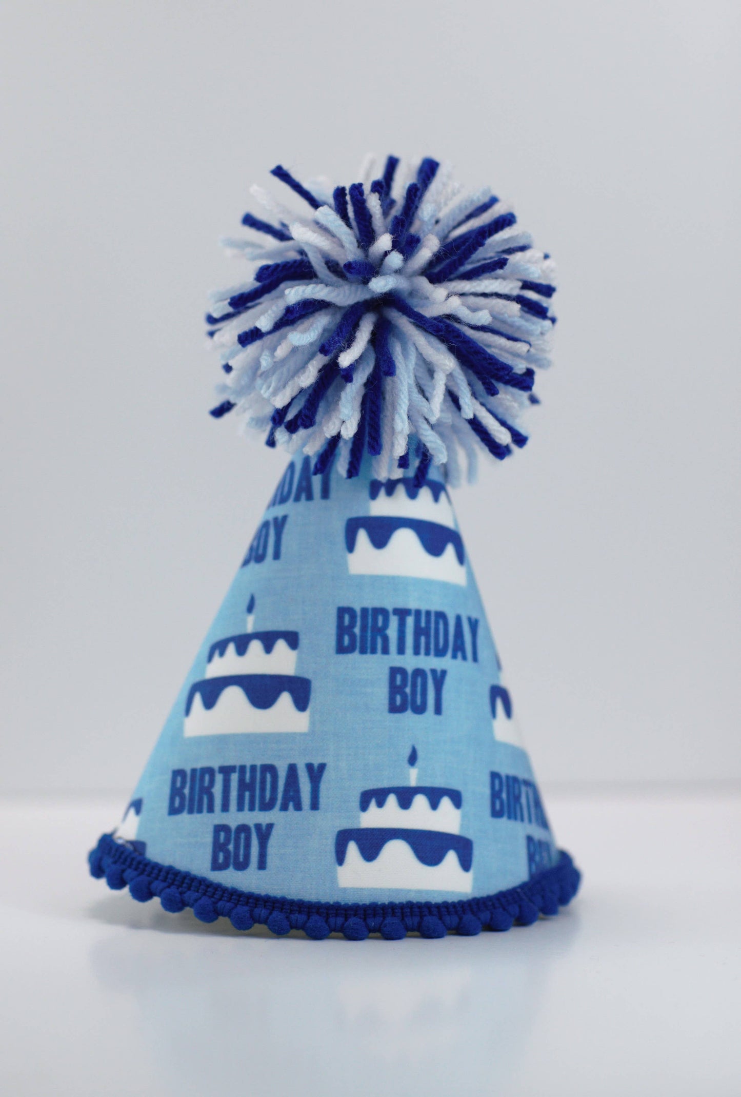 Birthday Boy Blue Ink Party Hat: