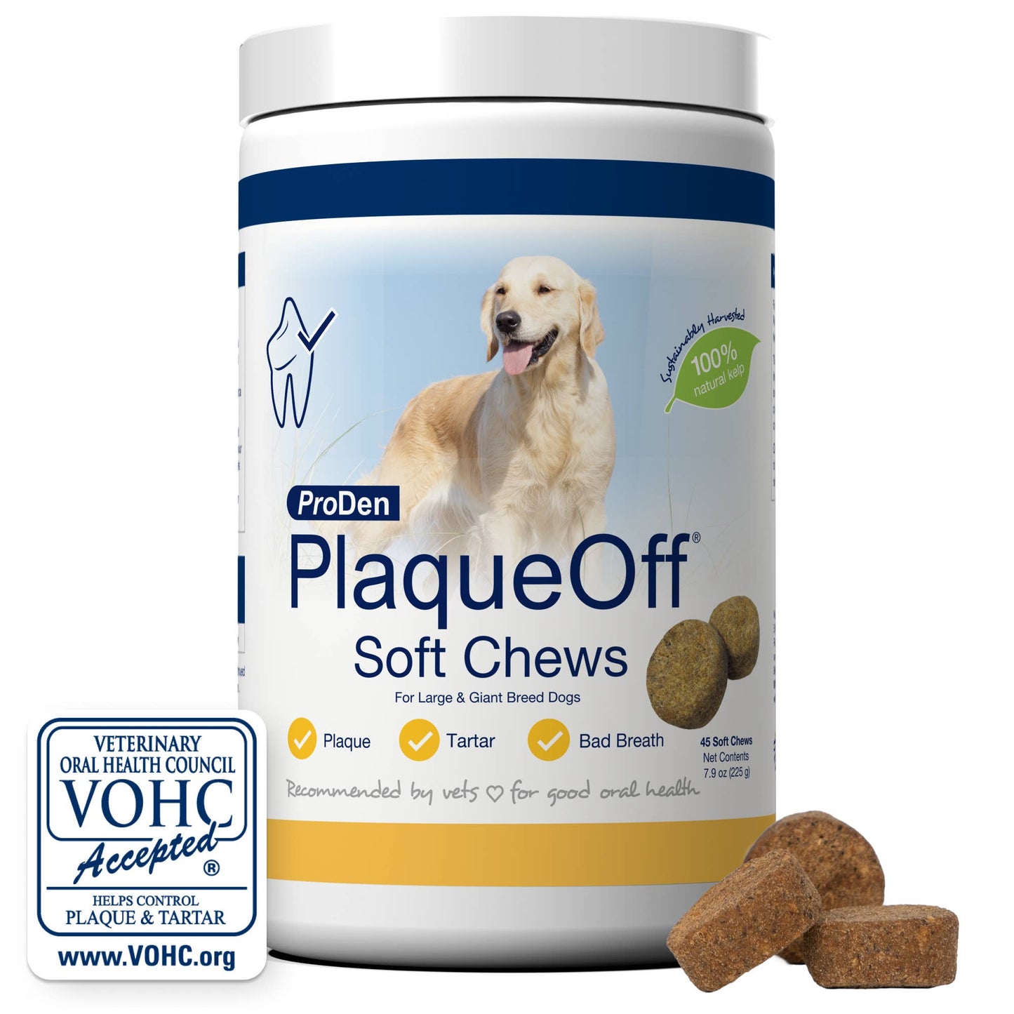 ProDen PlaqueOff® Soft Chews for Dogs L/G Breed 90ct