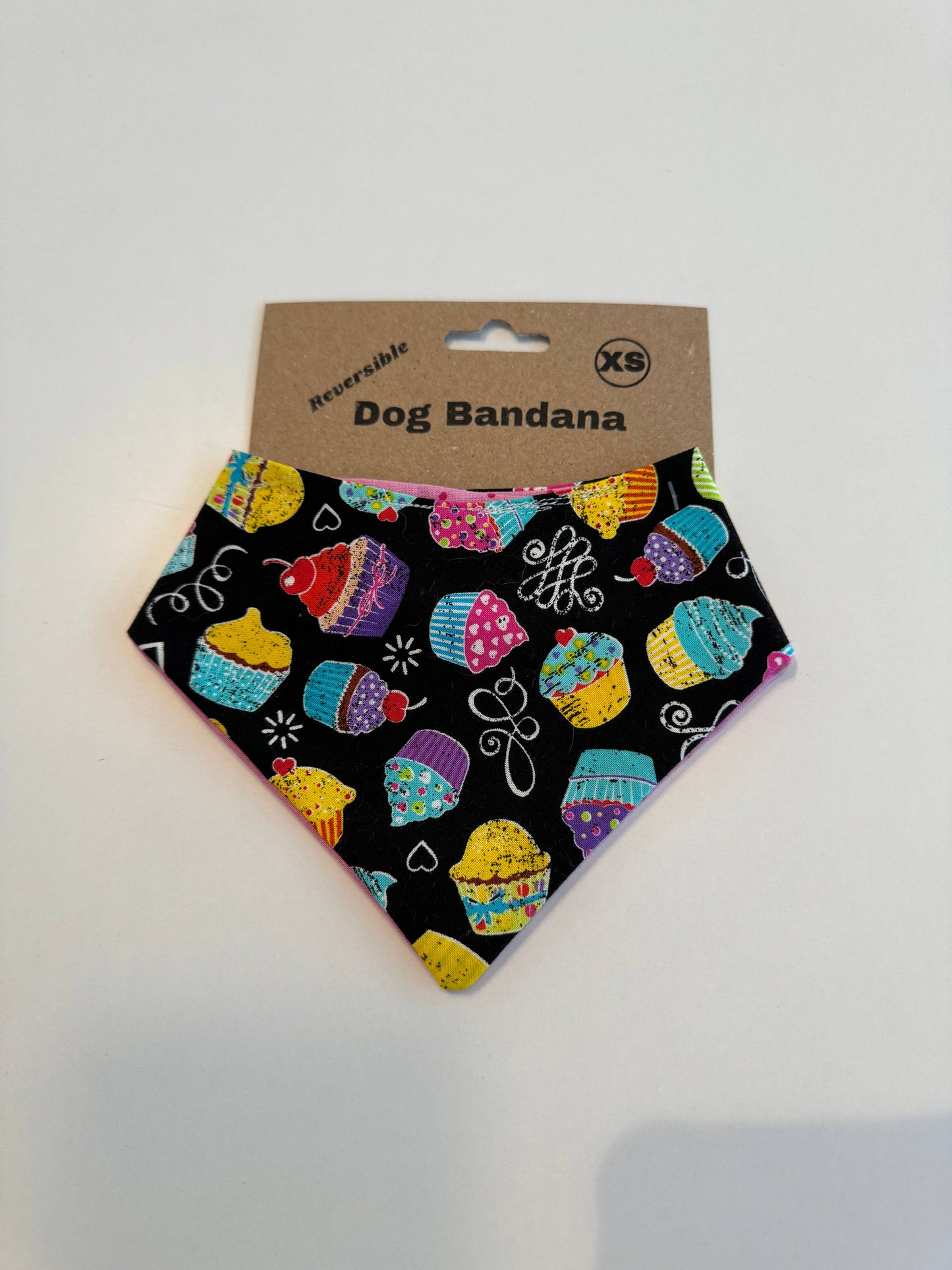 Black Cupcake Bandana