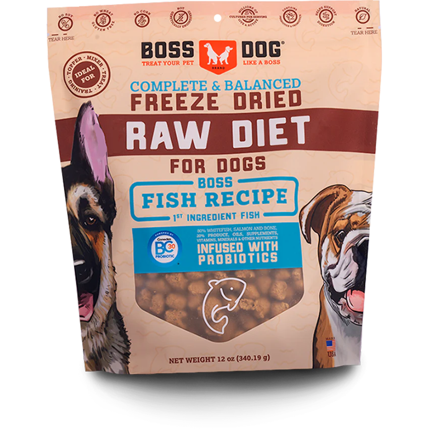 Boss Dog Freeze-Dried Fish Recipe For Dogs