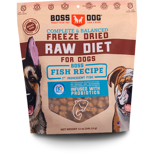 Boss Dog Freeze-Dried Fish Recipe For Dogs