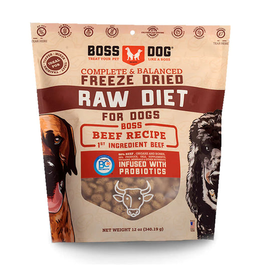 Boss Dog Freeze Dried Beef -12oz