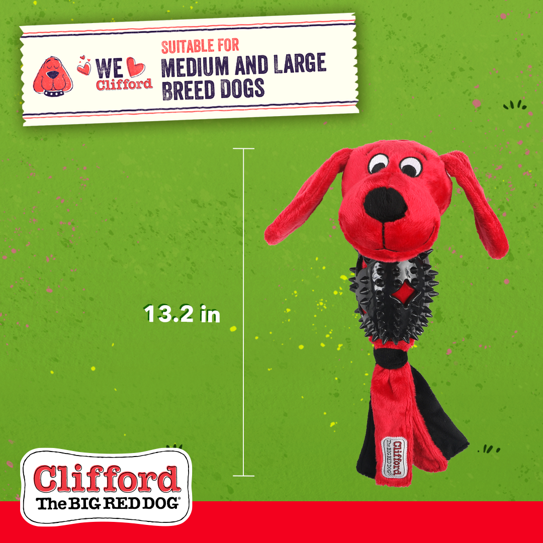 Clifford® Busy Body Ruff n' Tough 13.25", M/L Dog Toy