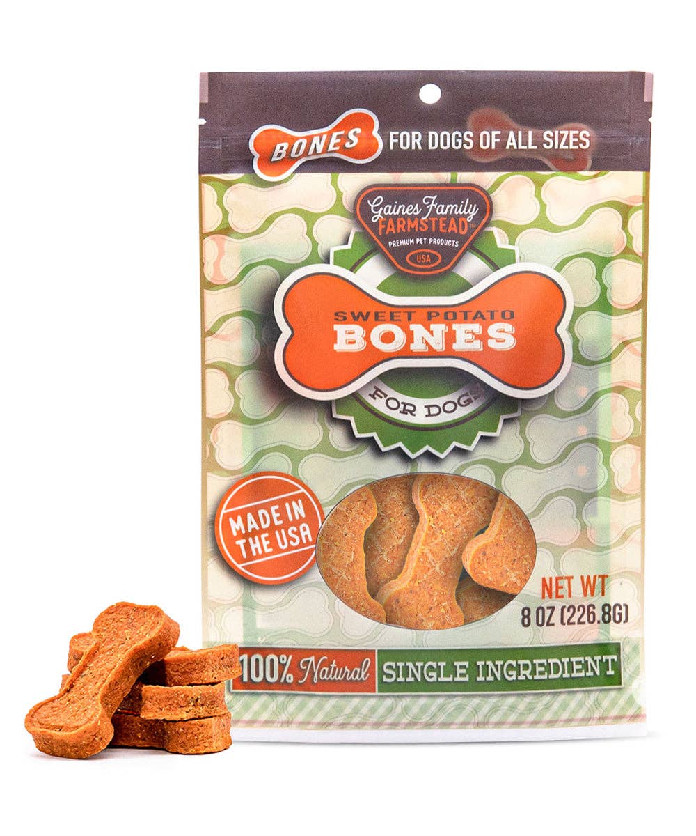 Sweet Potato Bones - 8oz