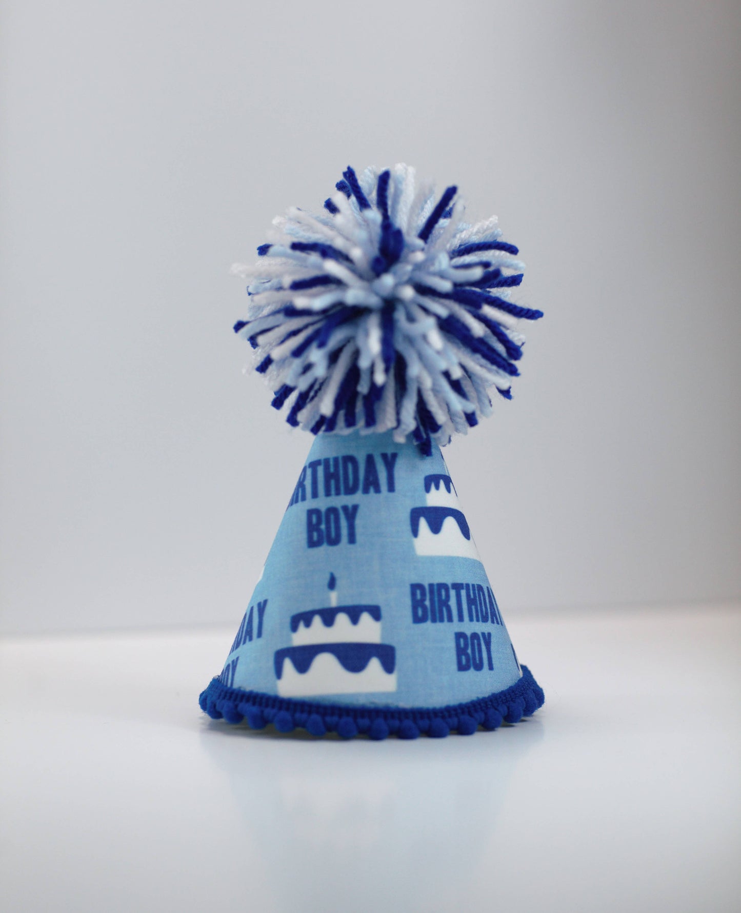 Birthday Boy Blue Ink Party Hat: