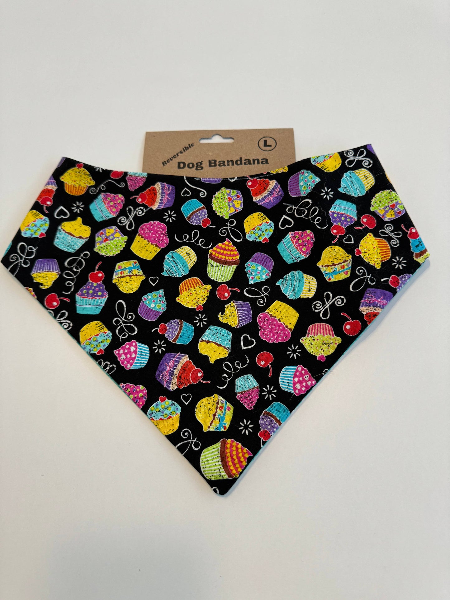 Black Cupcake Bandana