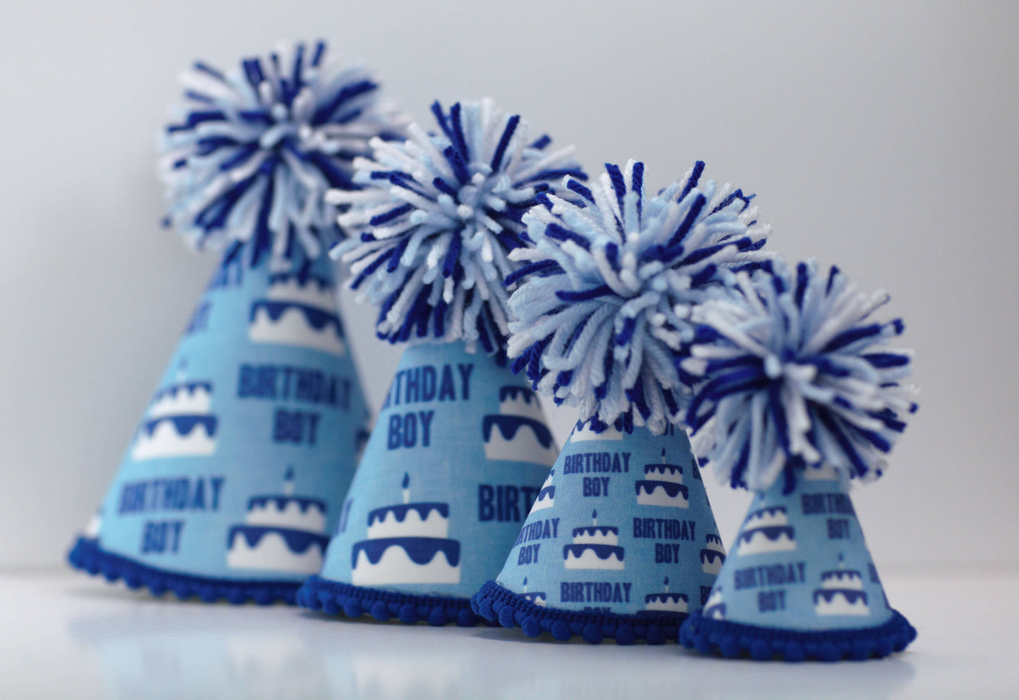 Birthday Boy Blue Ink Party Hat: