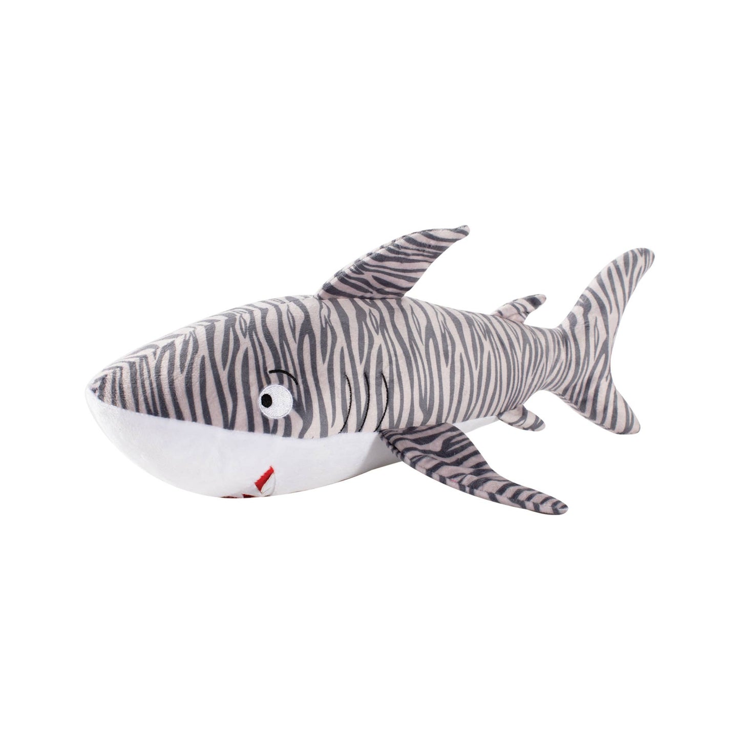 PetShop by Fringe Studio Tiger Shark Large Plush Dog Toy