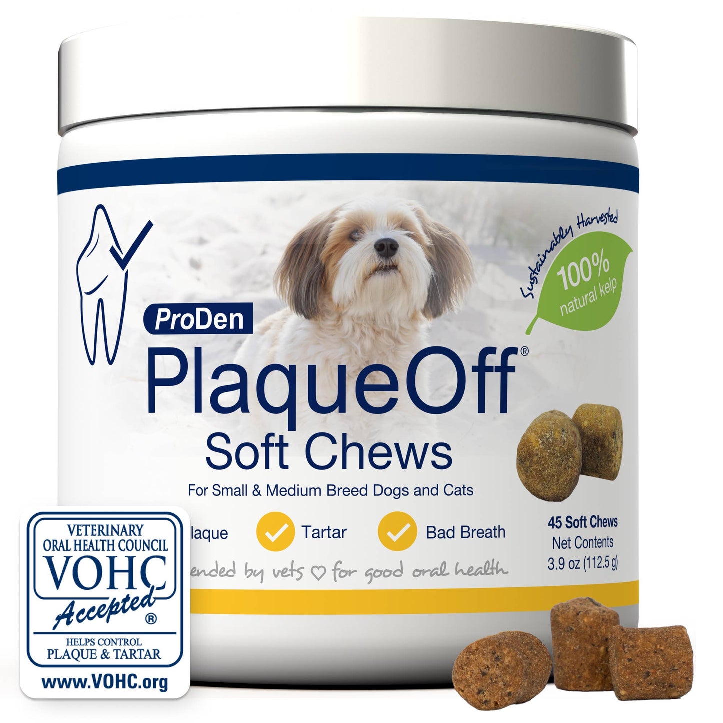 ProDen PlaqueOff® Soft Chews for Dogs S/M 90ct