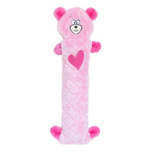 ZippyPaws Jigglerz Pink Bear