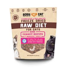 Freeze Dried Boss Cat Complete Raw Turkey Nuggets -9oz