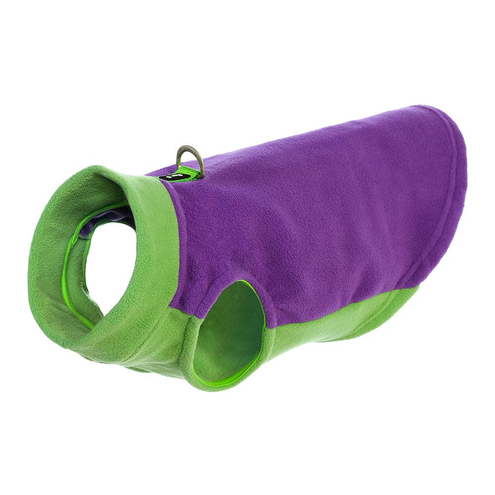 Gooby Fleece Half Stretch for Dogs featuring a cozy, stretchy design that provides warmth and comfort, perfect for active dogs in colder weather.