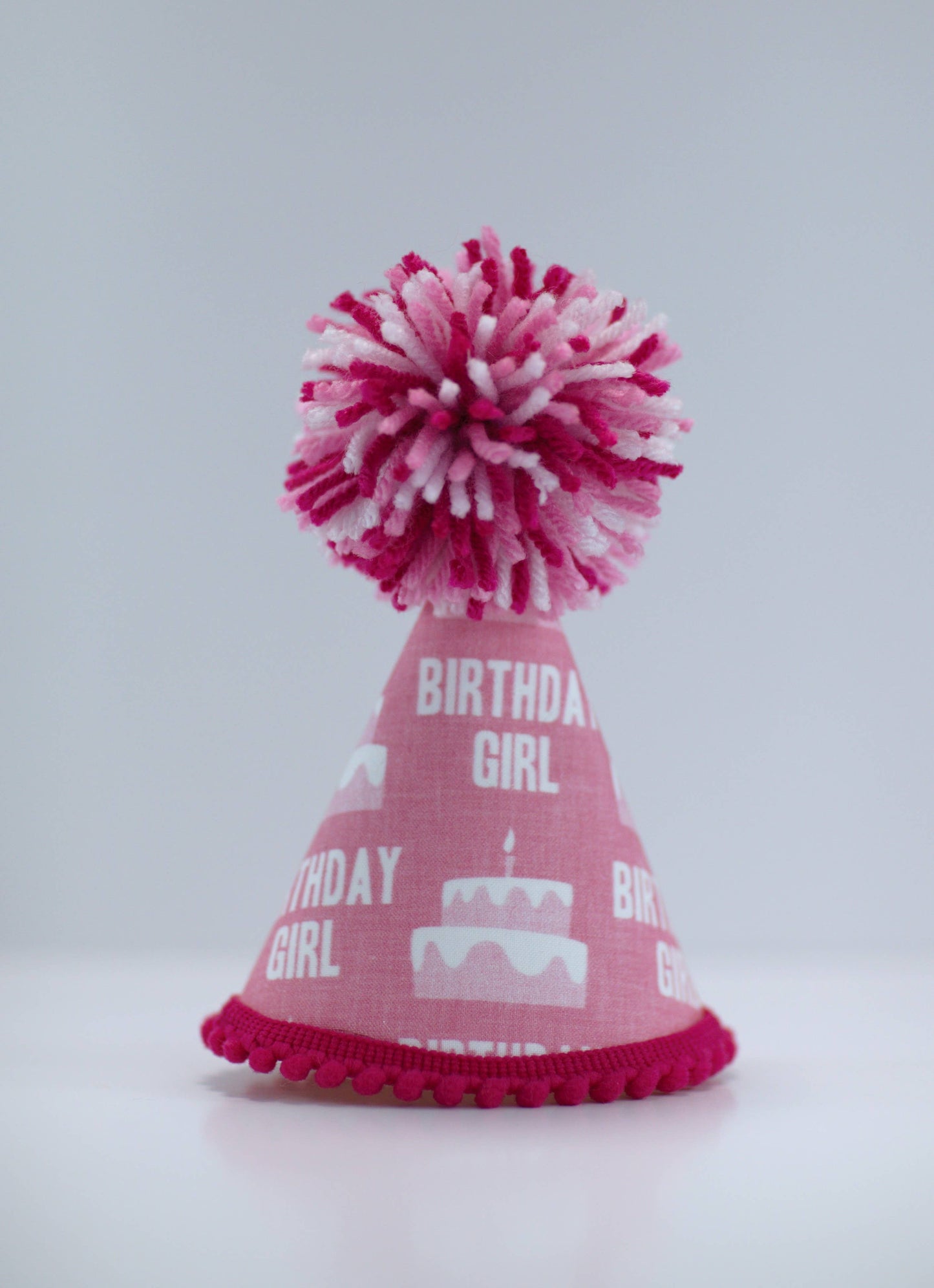 Birthday Girl Pink Ink Party Hat