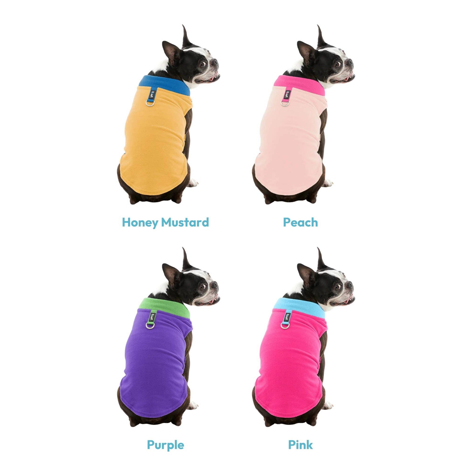 Gooby Fleece Half Stretch for Dogs featuring a cozy, stretchy design that provides warmth and comfort, perfect for active dogs in colder weather.