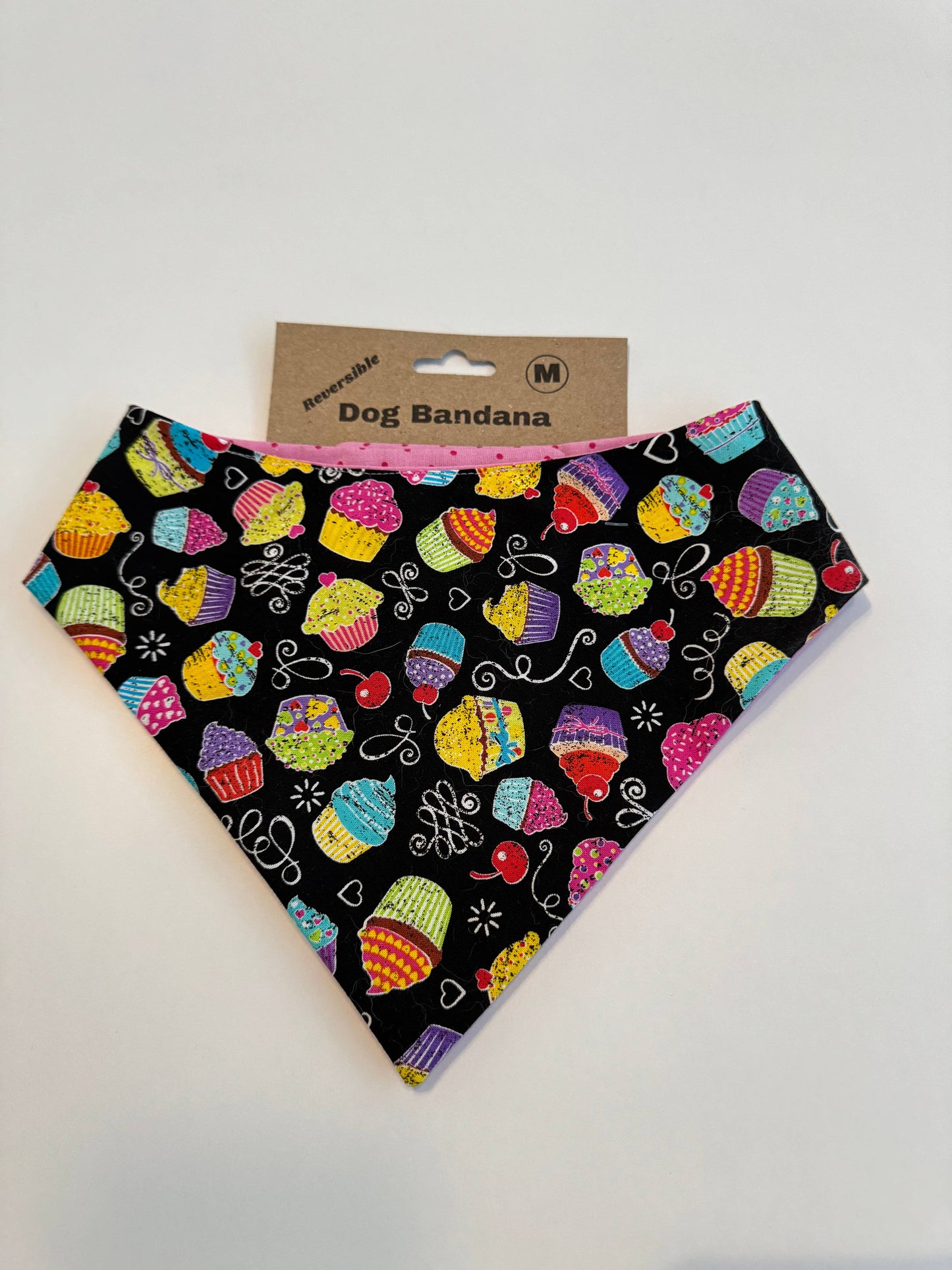 Black Cupcake Bandana