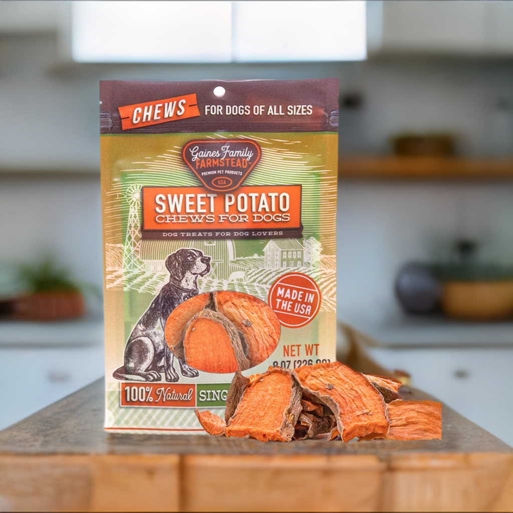 14oz Sweet Potato Chews: 12” x 13” X 7”