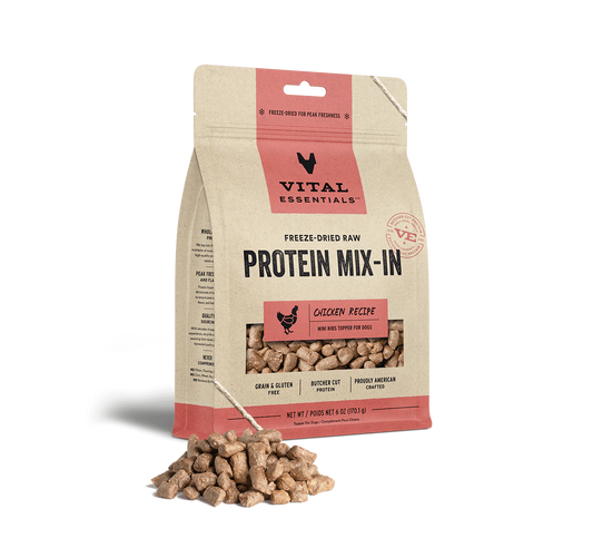 Vital Essentials Freeze Dried Chicken Protein Mix In -6oz