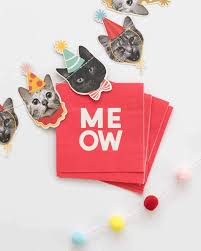 Meow Cat Napkins