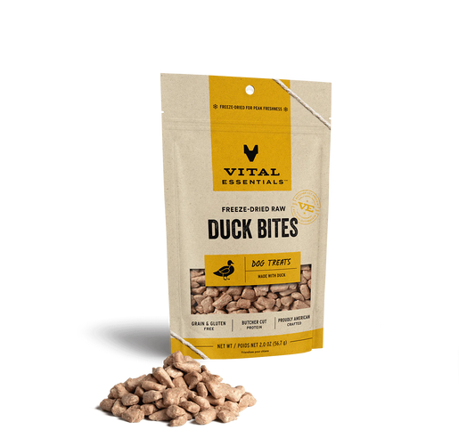 Vital Essentials Freeze-Dried Duck Bites -2.5oz