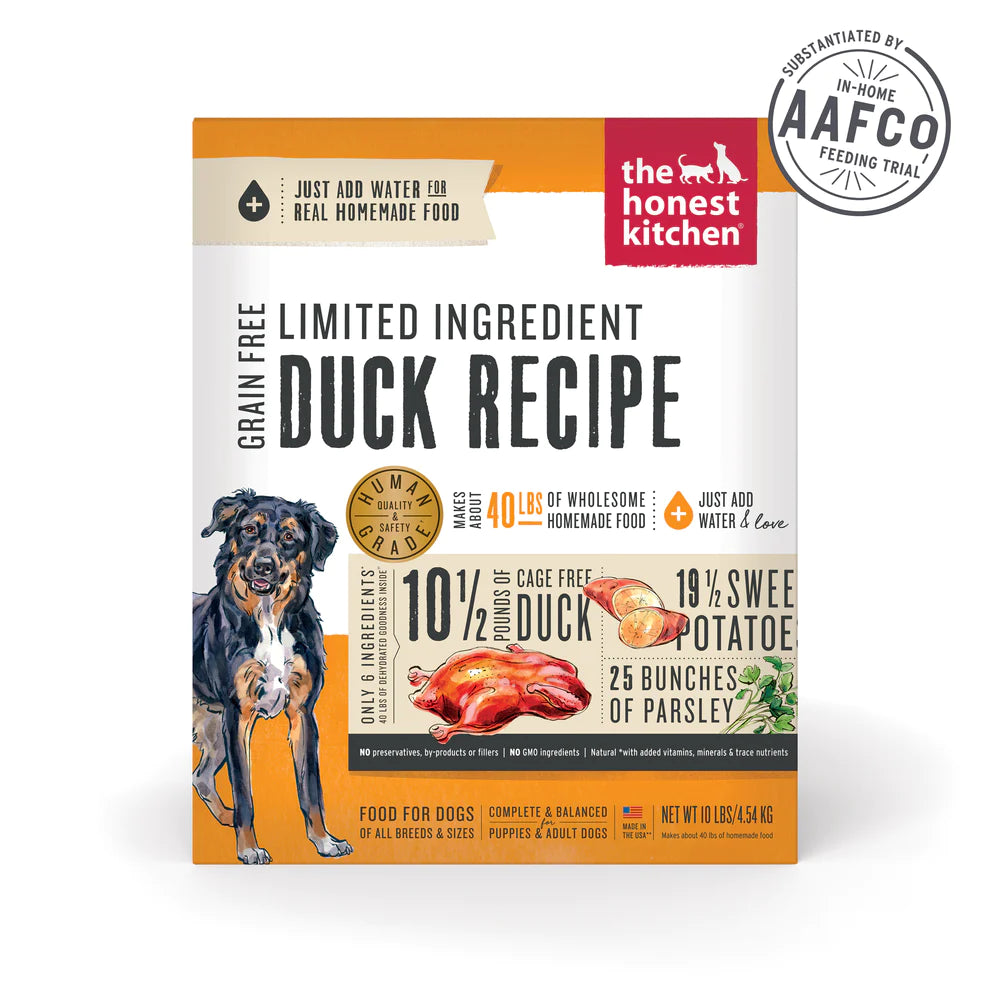Dehydrated Grain Free Limited Ingredient Duck Recipe