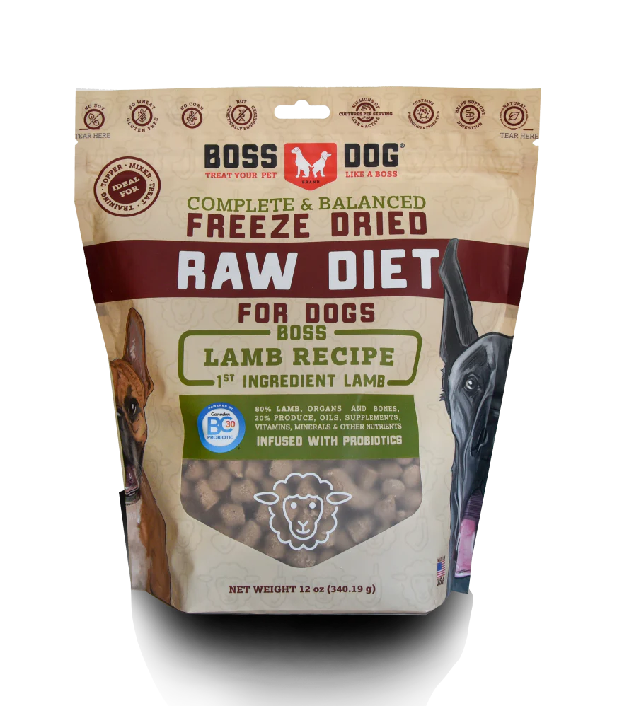 Boss Dog Freeze-Dried Lamb-12oz