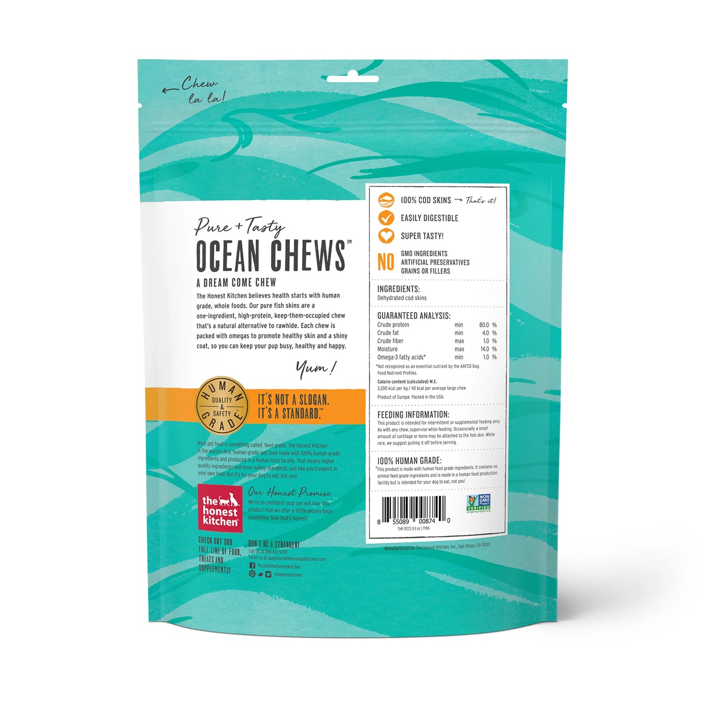 Beams Ocean Chews Cod -Small 2.75oz bag