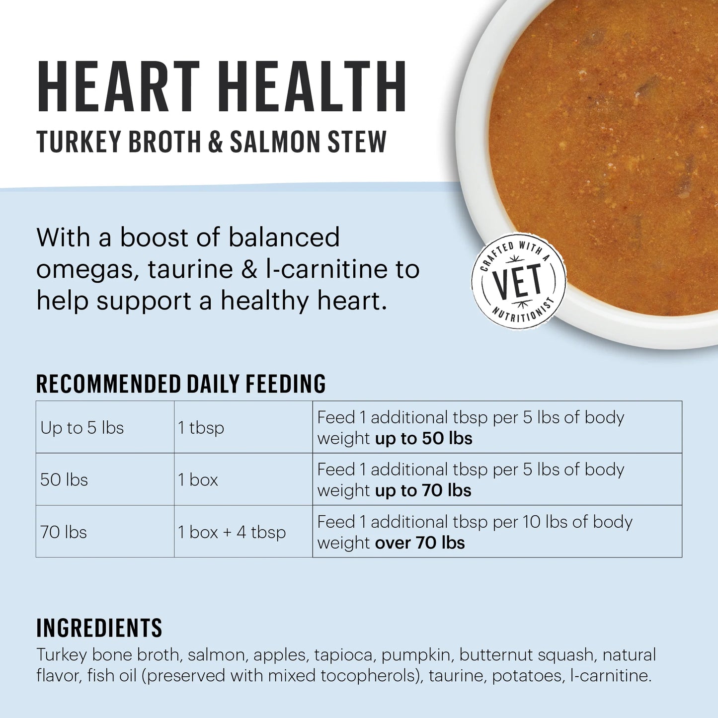 Pour Overs Heart Health Turkey Broth & Salmon Stew -5.5oz