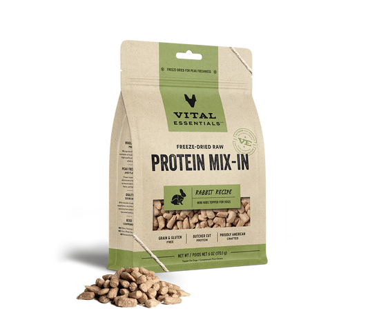 Vital Essentials Freeze Dried Rabbit Protein Mix In -6oz