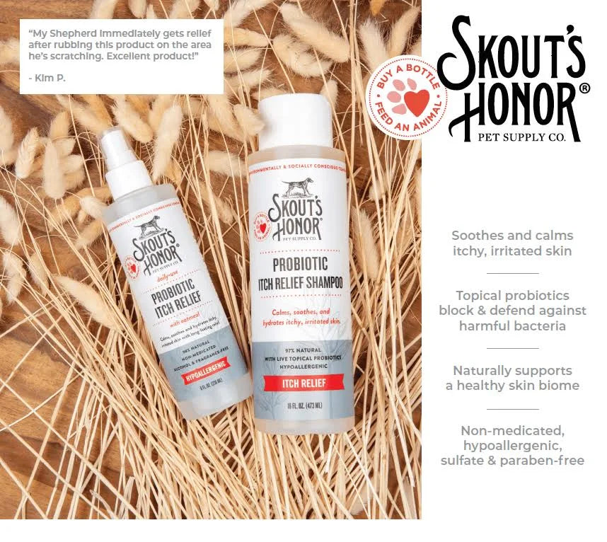 Skout's Honor Probiotic Itch Relief Shampoo-16oz