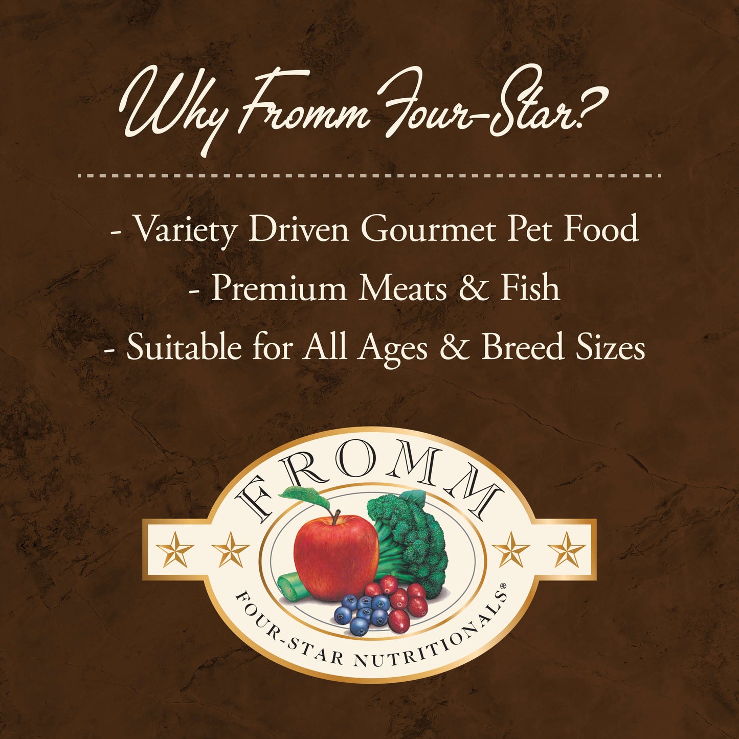 Fromm 4 Star Duck à la Veg Dog Food – Premium grain-free recipe with duck, vegetables, and wholesome ingredients for all life stages. Ideal for sensitive stomachs, providing balanced nutrition and delicious flavor.