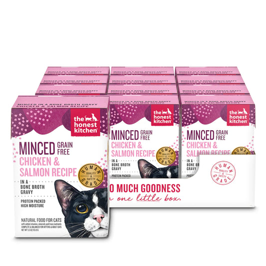 Minced Chicken & Salmon for Cats -5.5oz