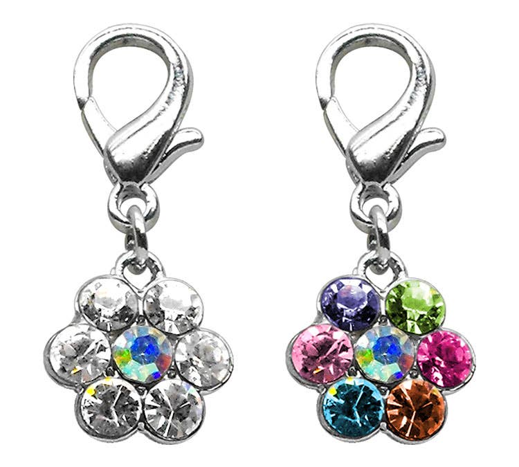 Multi-Color Lobster Claw Flower Charm