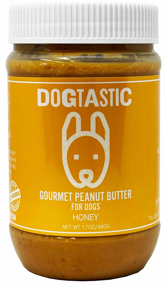 Dogtastic Gourmet Peanut Butter for Dogs - Honey Flavor: Peanut Butter - Honey