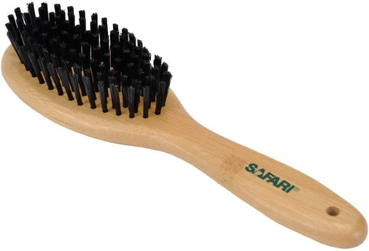 Safari Bristle Dog Brush with Bamboo Handle